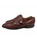 Crockett & Jones (クロケット＆ジョーンズ) PAUL SMITH (ポールスミス) LANSDOWNE モンクストラップシューズ ブラウン サイズ:71/2：8000円