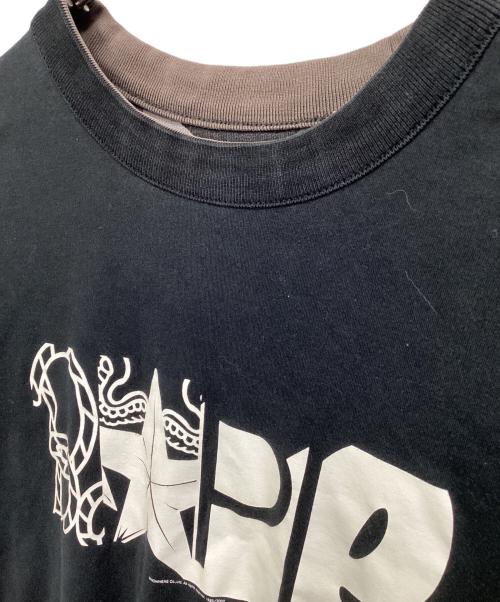 A BATHING APE（アベイシングエイプ）A BATHING APE (アベイシングエイプ) 長袖カットソー ブラック サイズ:記載なしの古着・服飾アイテム
