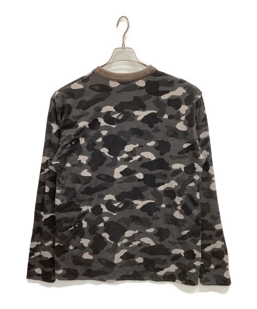 A BATHING APE（アベイシングエイプ）A BATHING APE (アベイシングエイプ) 長袖カットソー ブラック サイズ:記載なしの古着・服飾アイテム