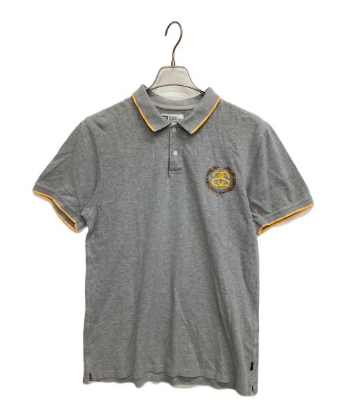 stussy（ステューシー）stussy (ステューシー) ポロシャツ グレー サイズ:Ｌの古着・服飾アイテム