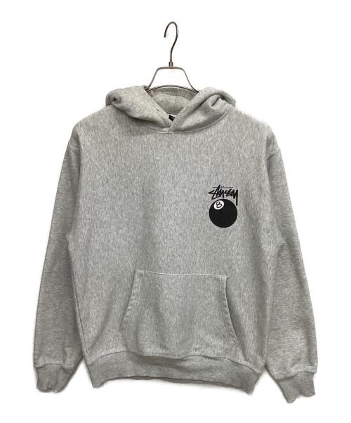 stussy（ステューシー）stussy (ステューシー) プルオーバーパーカー グレー サイズ:Ｍの古着・服飾アイテム
