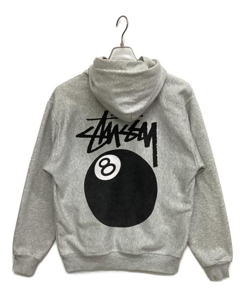 stussy（ステューシー）stussy (ステューシー) プルオーバーパーカー グレー サイズ:Ｍの古着・服飾アイテム