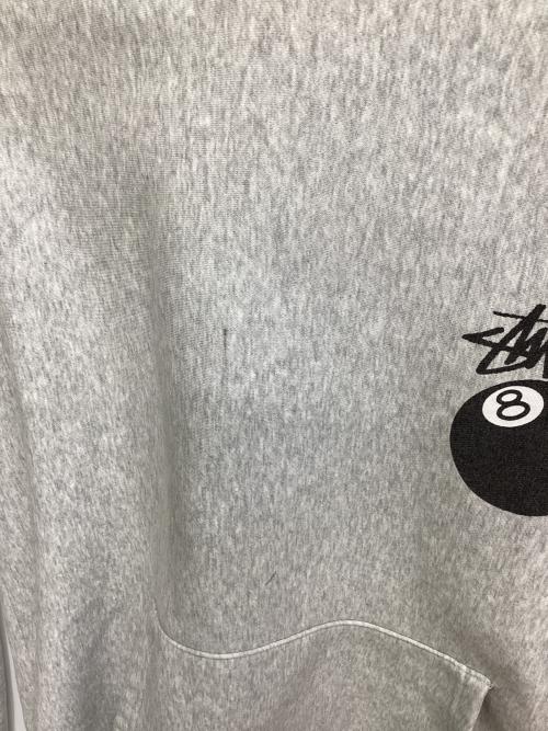 stussy（ステューシー）stussy (ステューシー) プルオーバーパーカー グレー サイズ:Ｍの古着・服飾アイテム