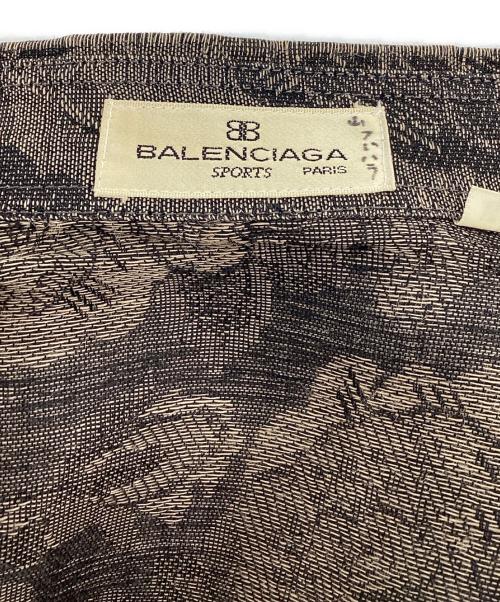 BALENCIAGA SPORTS（バレンシアガ）BALENCIAGA sports (バレンシアガ) 半袖シャツ グレー×ブラック サイズ:Ｍの古着・服飾アイテム