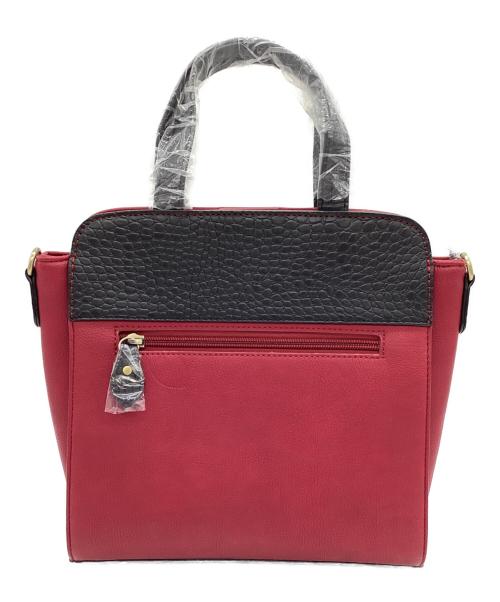 Vendula LONDON（ベンデューラ ロンドン）vendula london (ベンデューラ ロンドン) 2WAYバッグ ブラック×レッドの古着・服飾アイテム