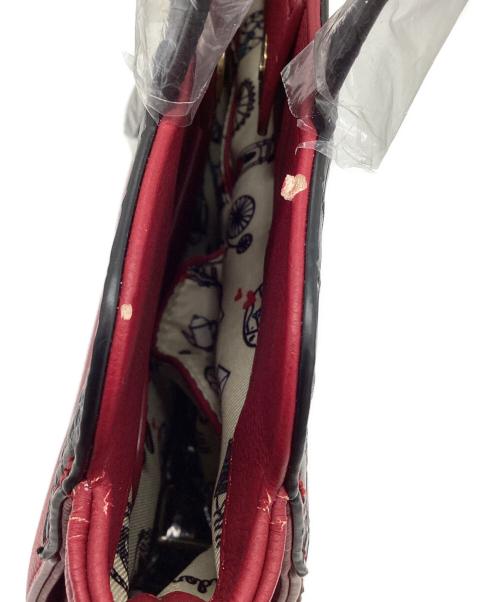 Vendula LONDON（ベンデューラ ロンドン）vendula london (ベンデューラ ロンドン) 2WAYバッグ ブラック×レッドの古着・服飾アイテム