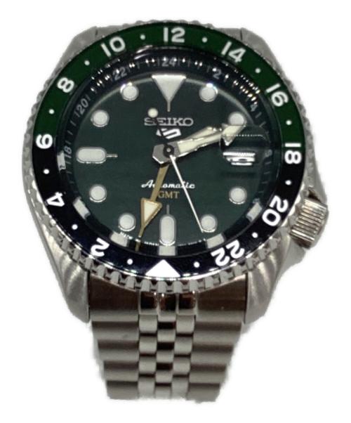 SEIKO（セイコー）SEIKO (セイコー) ５スポーツ　腕時計 グリーンの古着・服飾アイテム