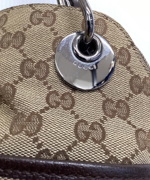 GUCCI（グッチ）GUCCI (グッチ) トートバッグ GGキャンバス ブラウンの古着・服飾アイテム
