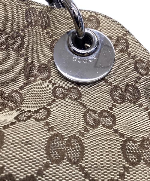 GUCCI（グッチ）GUCCI (グッチ) トートバッグ GGキャンバス ブラウンの古着・服飾アイテム