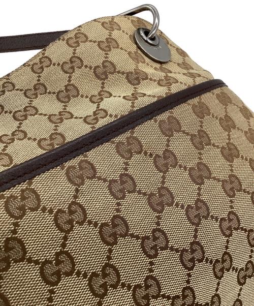 GUCCI（グッチ）GUCCI (グッチ) トートバッグ GGキャンバス ブラウンの古着・服飾アイテム