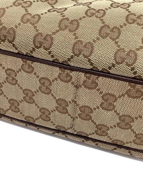 GUCCI（グッチ）GUCCI (グッチ) トートバッグ GGキャンバス ブラウンの古着・服飾アイテム