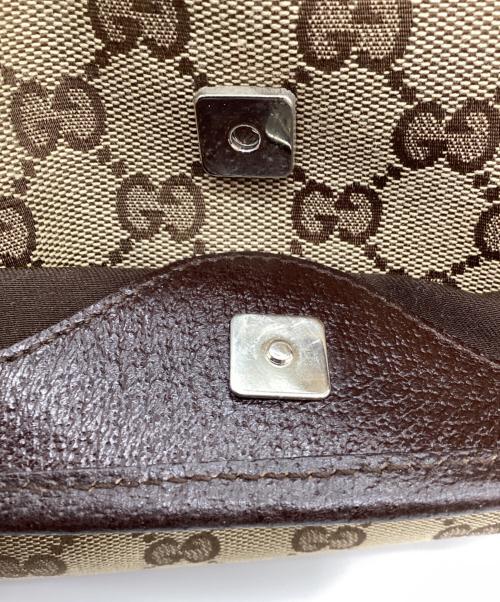 GUCCI（グッチ）GUCCI (グッチ) トートバッグ GGキャンバス ブラウンの古着・服飾アイテム