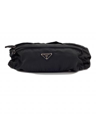 PRADA プラダ　ウェストポーチ　黒　中古 中古・古着通販】PRADA (プラダ) ウエストポーチ ブラック｜ブランド