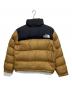 THE NORTH FACE (ザ ノース フェイス) ダウンジャケット SHORT NUPTSE JACKET ブラウン サイズ:L：15000円