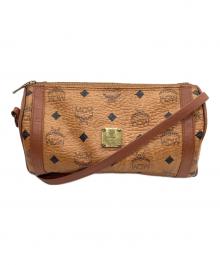 MCM（エムシーエム）の古着「ミニボストンショルダーバッグ」｜ブラウン