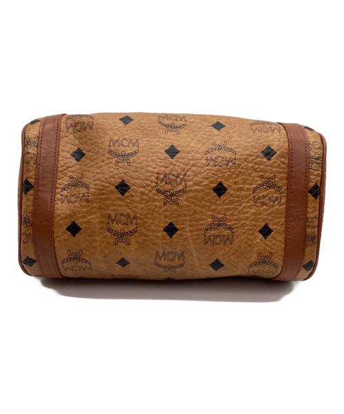 MCM（エムシーエム）MCM (エムシーエム) ミニボストンショルダーバッグ ブラウンの古着・服飾アイテム