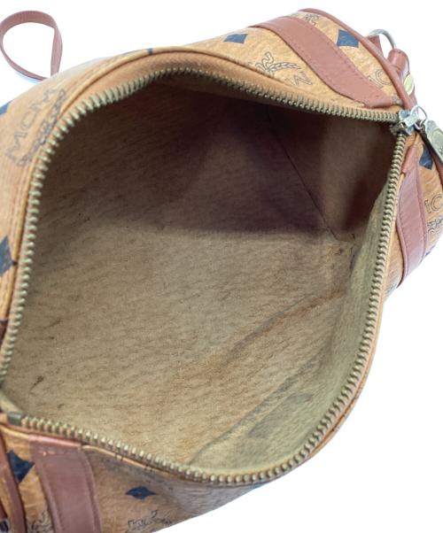 MCM（エムシーエム）MCM (エムシーエム) ミニボストンショルダーバッグ ブラウンの古着・服飾アイテム