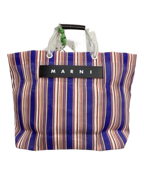MARNI（マルニ）MARNI (マルニ) トートバッグ フラワーカフェトートバッグ ブルー 未使用品の古着・服飾アイテム
