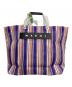 MARNI（マルニ）の古着「トートバッグ フラワーカフェトートバッグ」｜ブルー