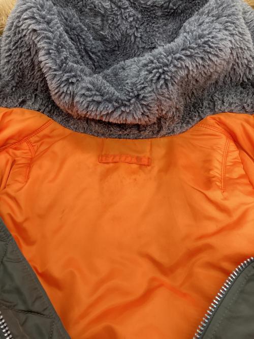ALPHA INDUSTRIES（アルファインダストリーズ）ALPHA INDUSTRIES (アルファインダストリーズ) MA-1ジャケット カーキ サイズ:Ｌの古着・服飾アイテム