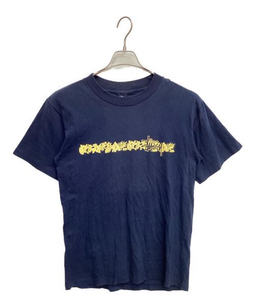stussy（ステューシー）stussy (ステューシー) 半袖Tシャツ ネイビー サイズ:Ｍの古着・服飾アイテム