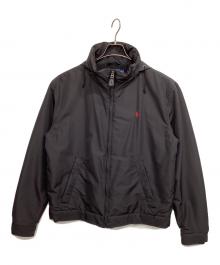 POLO RALPH LAUREN（ポロ・ラルフローレン）の古着「フーデッドジャケット」｜ブラック