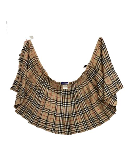 BURBERRY BLUE LABEL（バーバリー ブルー レーベル）BURBERRY BLUE LABEL (バーバリー ブルー レーベル) ミニスカート ブラウン サイズ:38の古着・服飾アイテム