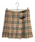 BURBERRY BLUE LABEL（バーバリー ブルー レーベル）の古着「ミニスカート」｜ブラウン