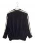 MAISON SPECIAL (メゾンスペシャル) スウェット Leather Side Line Velor Sweatshirt ブラック サイズ:Free：7000円