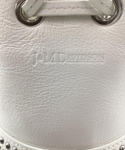 J&M DAVIDSON（ジェイ＆エム デヴィッドソン）J&M DAVIDSON (ジェイ＆エム デヴィッドソン) フリンジ カーニバル ミニ　2WAYバッグ ホワイトの古着・服飾アイテム