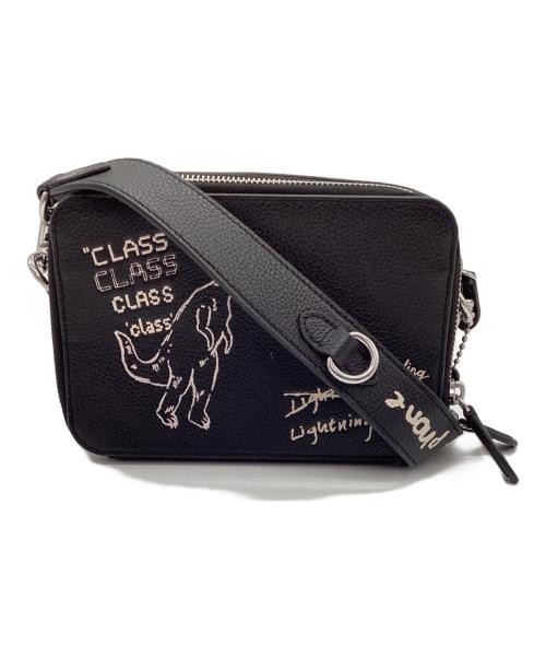 COACH（コーチ）COACH (コーチ) ショルダーバッグ チャーター クロスボディ バッグ 19・スケッチ プリント ブラックの古着・服飾アイテム