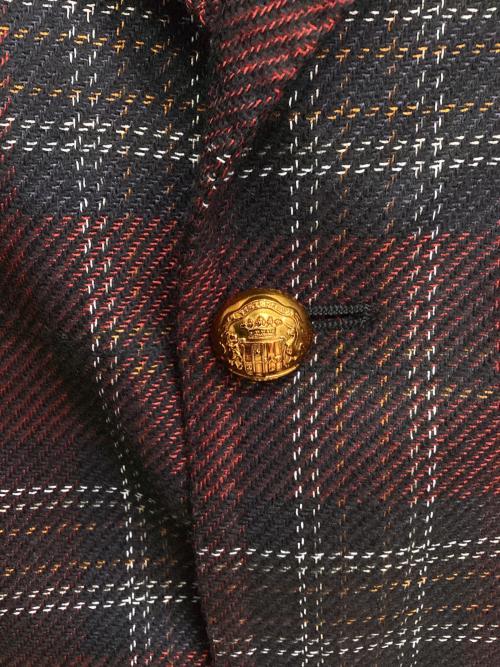 TAGLIATORE（タリアトーレ）TAGLIATORE (タリアトーレ) テーラードジャケット レッド サイズ:48の古着・服飾アイテム