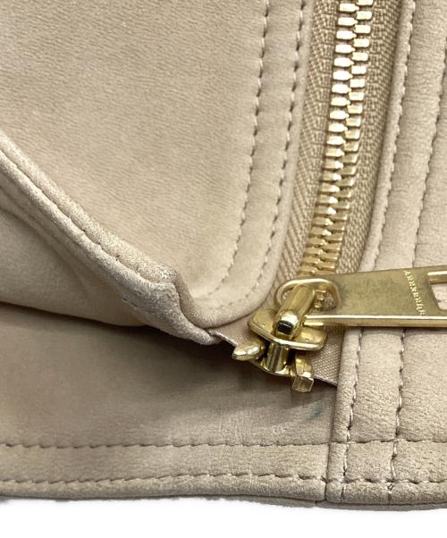 BURBERRY LONDON（バーバリーロンドン）BURBERRY LONDON (バーバリーロンドン) レザージャケット ベージュ サイズ:40の古着・服飾アイテム