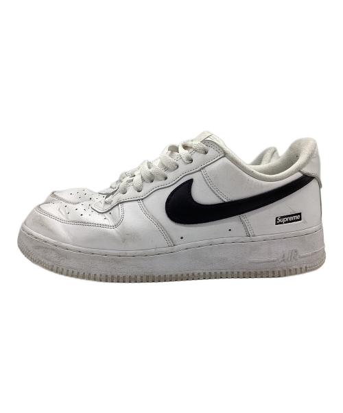 NIKE（ナイキ）NIKE (ナイキ) Supreme (シュプリーム) AIR FORCE1 LOW ホワイト サイズ:27.5の古着・服飾アイテム