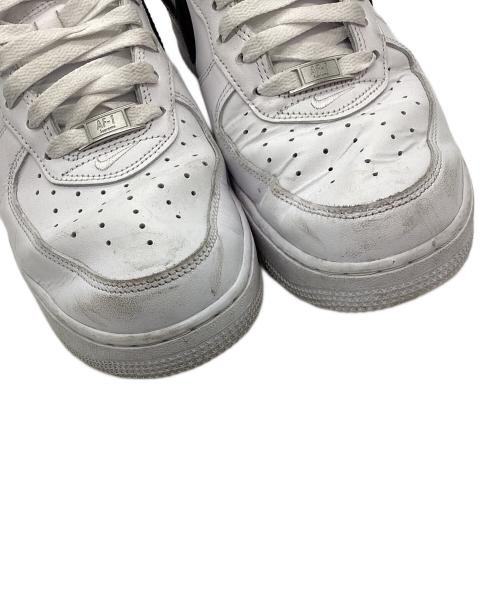 NIKE（ナイキ）NIKE (ナイキ) Supreme (シュプリーム) AIR FORCE1 LOW ホワイト サイズ:27.5の古着・服飾アイテム