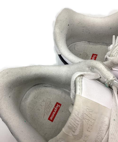 NIKE（ナイキ）NIKE (ナイキ) Supreme (シュプリーム) AIR FORCE1 LOW ホワイト サイズ:27.5の古着・服飾アイテム