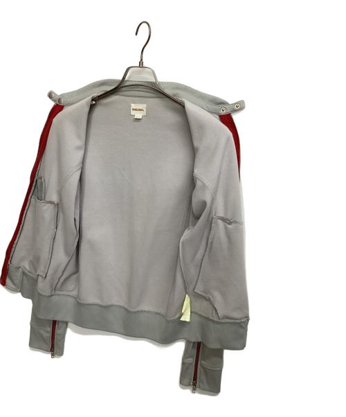 DIESEL（ディーゼル）DIESEL (ディーゼル) ジップジャケット グレー サイズ:Ｌの古着・服飾アイテム