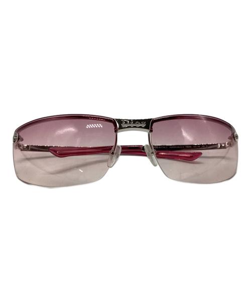 Christian Dior（クリスチャン ディオール）Christian Dior (クリスチャン ディオール) サングラス シルバー×ピンク サイズ:64□16の古着・服飾アイテム