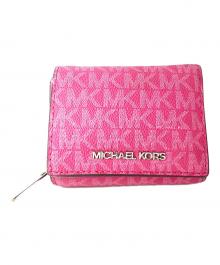 MICHAEL KORS（マイケルコース）の古着「3つ折り財布」｜ピンク