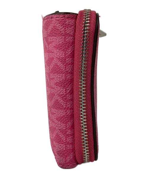 MICHAEL KORS（マイケルコース）MICHAEL KORS (マイケルコース) 3つ折り財布 ピンクの古着・服飾アイテム