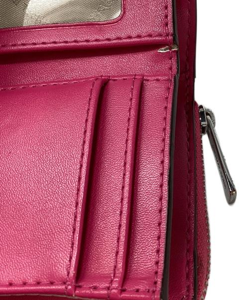 MICHAEL KORS（マイケルコース）MICHAEL KORS (マイケルコース) 3つ折り財布 ピンクの古着・服飾アイテム