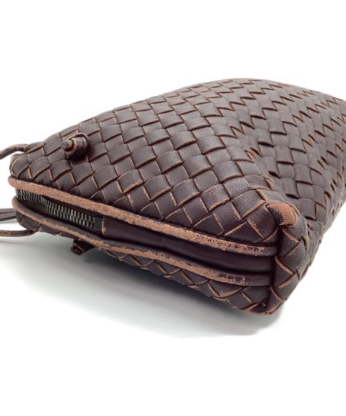 BOTTEGA VENETA（ボッテガベネタ）BOTTEGA VENETA (ボッテガベネタ) ショルダーバッグ ブラウンの古着・服飾アイテム