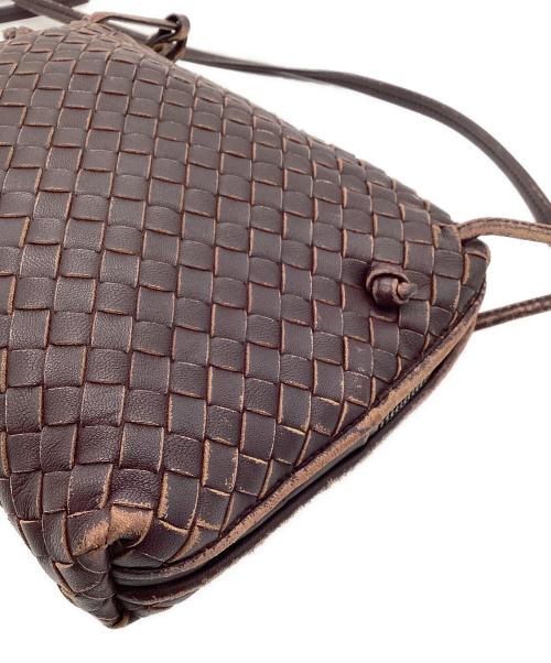 BOTTEGA VENETA（ボッテガベネタ）BOTTEGA VENETA (ボッテガベネタ) ショルダーバッグ ブラウンの古着・服飾アイテム