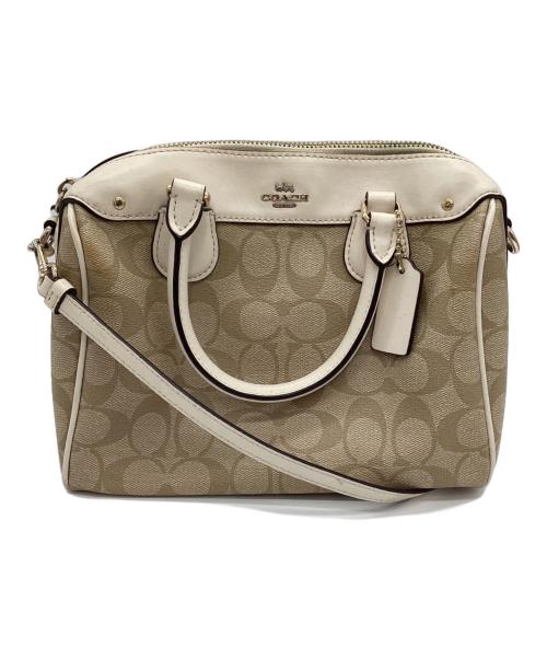 COACH（コーチ）COACH (コーチ) 2WAYバッグ ベージュの古着・服飾アイテム