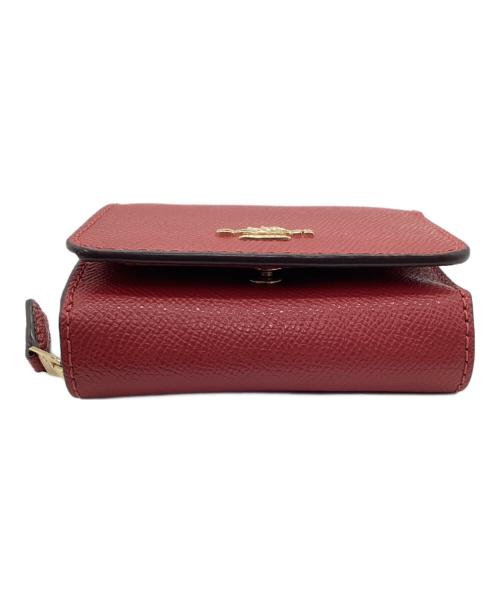 COACH（コーチ）COACH (コーチ) 3つ折り財布 レッドの古着・服飾アイテム