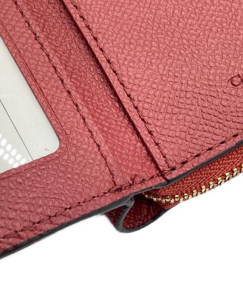 COACH（コーチ）COACH (コーチ) 3つ折り財布 レッドの古着・服飾アイテム