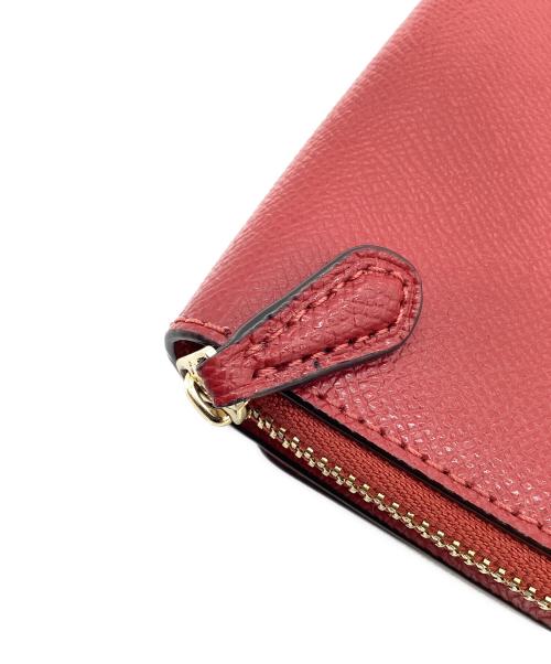 COACH（コーチ）COACH (コーチ) 3つ折り財布 レッドの古着・服飾アイテム