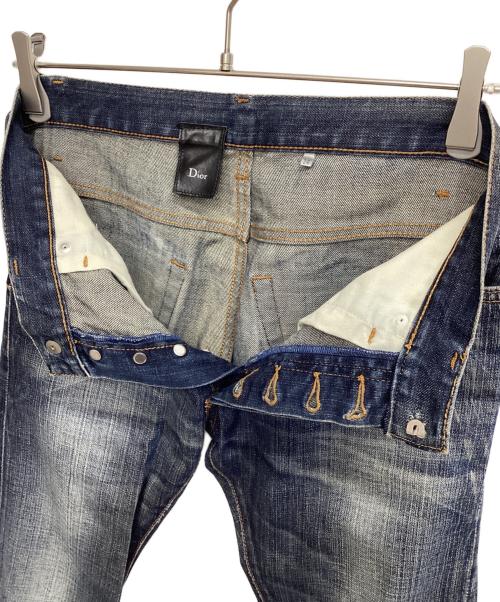 DIOR HOMME（ディオール オム）Dior Homme (ディオール オム) デニムパンツ インディゴ サイズ:66cm (W26)の古着・服飾アイテム