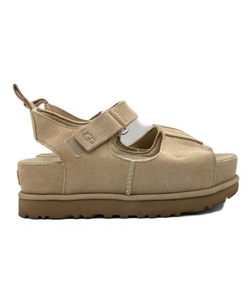 UGG（アグ）UGG (アグ) Goldenstar Hi スウェードサンダル ベージュ サイズ:24の古着・服飾アイテム
