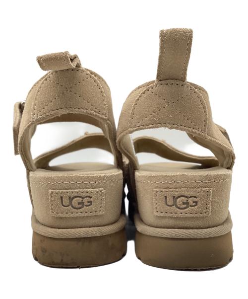 UGG（アグ）UGG (アグ) Goldenstar Hi スウェードサンダル ベージュ サイズ:24の古着・服飾アイテム